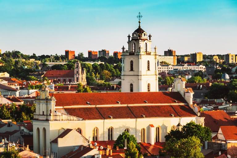 vilnius şehri panoramik