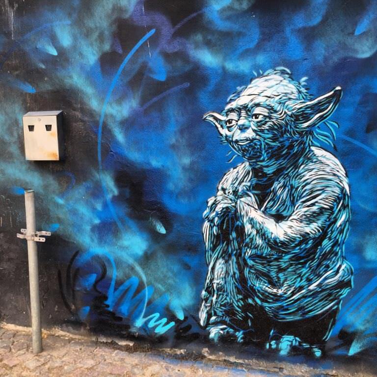 Danimarkada Yoda çizimi